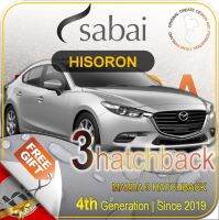 SABAI ผ้าคลุมรถยนต์ MAZDA 3 HATCHBACK 2019 เนื้อผ้า HISORON แข็งแกร่ง ทนทาน นานจนลืมเปลี่ยน #ผ้าคลุมสบาย ผ้าคลุมรถ sabai cover ผ้าคลุมรถกะบะ ผ้าคลุมรถกระบะ