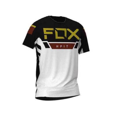 2023 best-selling FOX downhill suit mountain bike riding suit short-sleeved thin cross-country motorcycle racing suit for men and women custom