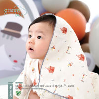 [Granny Ben] Nursing Cloth 31"x13" (3pcs) Tencel Fabric ผ้าห่อตัว ผ้าสุดนุ่ม อบอุ่น แทนสายใยรักของแม่ [ของแท้ 100%] - ลายละครสัตว์ (New Pattern)