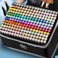 12-168 Colores Manga Markers Pens Set Painting Drawing Highlighter School Art Supplies For Artist Korean Stationery