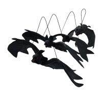 [A Decoration] LifelikeBat Hanging OrnamentRubber Bat TrickGags Joke Pendant Bar Scene PropsDecorations