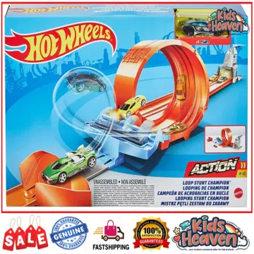 Hot Wheels Track Builder Triple Loop Stunt Loops in 2023