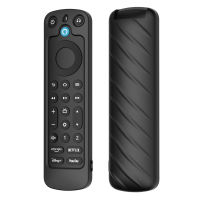 เคสซิลิโคนกันกระแทกกันลื่นฝาครอบป้องกันเข้ากันได้สำหรับ Alexa Voice Remote Pro Remote Control