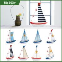 F8C503Y 15113ซม. แบบจำลองเรือใบในเรือ ไม้สำหรับไม้ สไตล์เมดิเตอร์เรเนียน แบบจำลองเรือเปลือกหอย ของขวัญสำหรับเด็ก ของตกแต่งบ้าน รูปแกะสลักเรือขนาดเล็ก ห้องรับแขกสำนักงานห้อง