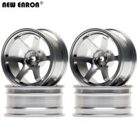 NEW ENRON Aluminum Alloy 52MM 6 Spoke Wheel Rims 4Pcs For Traxxas HSP Tamiya HPI Kyosho RedCat SAKURA RC Car 110 On-Road Drift