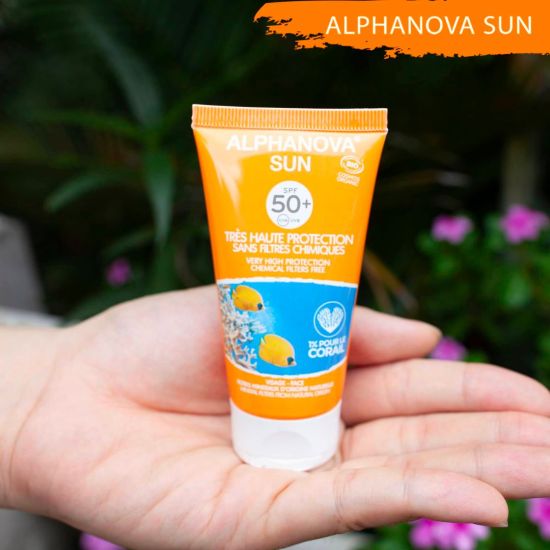 Kem chống nắng hữu cơ spf50+ organic alphanova sun 50g - ảnh sản phẩm 2