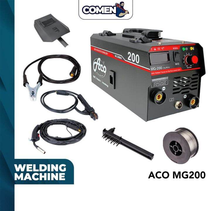 ACO Welding Machine MG-200 MIG Gasless Welding Machine Inverter Welder ...