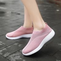 【cw】 super soft knitted sneakers women trends 2022 running sport shoes women  39;s sports basketball buy walking 0118