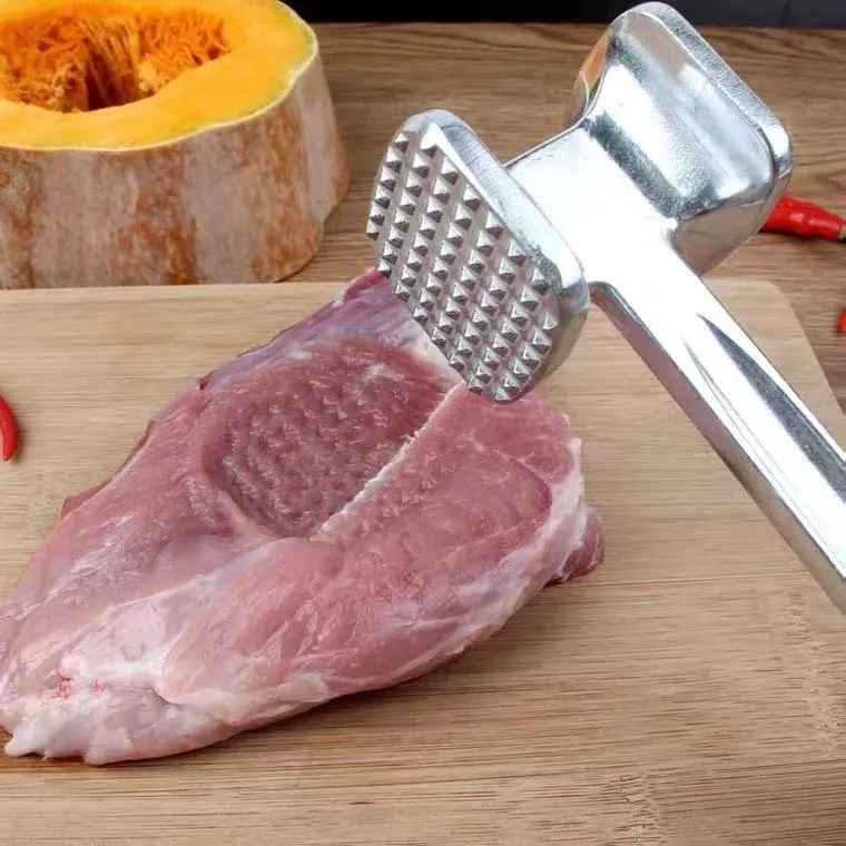 Two Sides Beef Pork Chicken Beater Meat Hammer Mallet Tenderizer Kitchen Tool