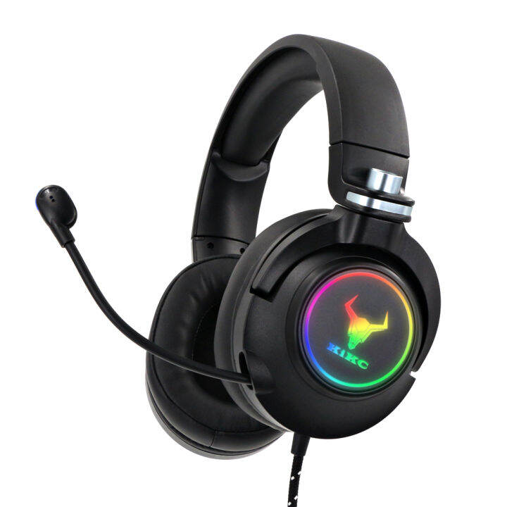 KIKC ET600 Foldable Wired 3D Gaming Headset Lazada PH