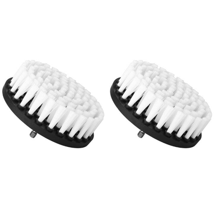 Plasstic Soft Drill Brush Attachment for Cleaning Carpet Leather and