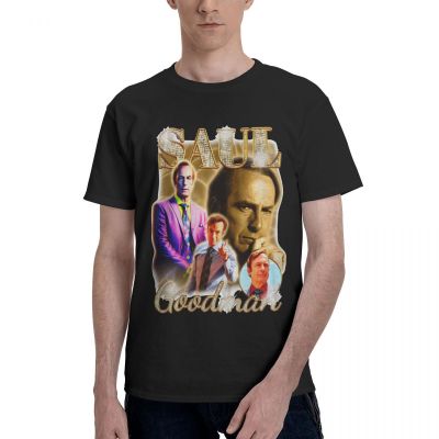 Saul Goodman Vintage Better Call Jimmy Mcgill Breaking Bad T Shirts Men Funny Novelty T-Shirt O Neck Tees Tops