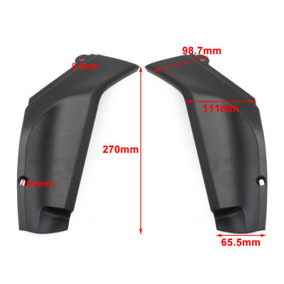 YZF-R1 Motorcycle Gas Tank Side Cover Fairing Panel Right &amp; Left 2Pcs For YAMAHA YZF R1 1998 1999 2000 2001 Black ABS Plastic