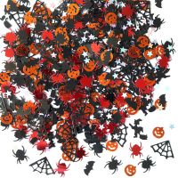 【YP】 15g Pumpkin Witch Web Bat for Decoration Scrapbooking Supplies Decorations