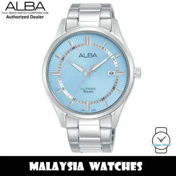 Alba stainless steel sapphire wr 5 bar on sale price