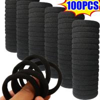 50/100Pcs High Elastic Hair Bands for Women Girls Black Hairband Rubber Ties Ponytail Holder Scrunchies Kids Hair Accessories Hair Accessories