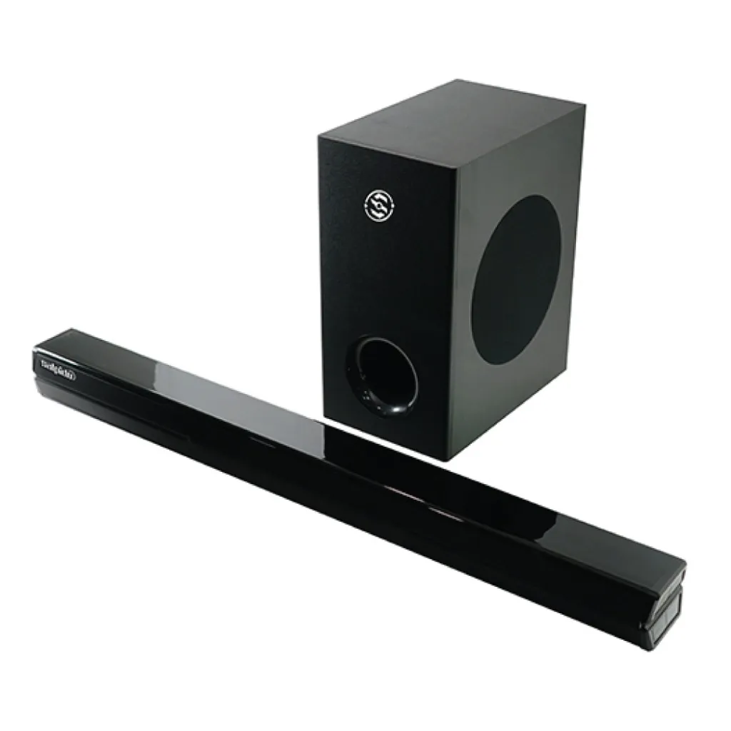 salpido sb05 180 w bluetooth soundbar (black, 2.1 channel) wireless sound bar with subwoofer