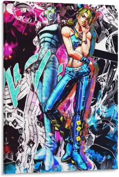 Jotaro Kujo Wall Art – Canvas Decoration Poster – Family Bedroom Decoration  Painting – Jojo Merch