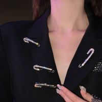 【DT】hot！ New Large Safety Pins Brooch Rhinestone Pin Fashion Brooches Jewelry Accessories