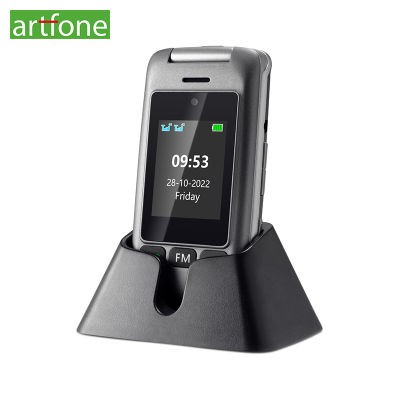 Artfone G6 4G โทรศัพท์พลิกอาวุโสภาษาจีนและภาษาอังกฤษ（โทรศัพท์มือถือภาษาไทย）
