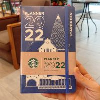 Starbucks Yearly Planner 2022 แพลนเนอร์ สมุดปฎิทิน สีน้ำเงิน (เฉพาะ Planner)