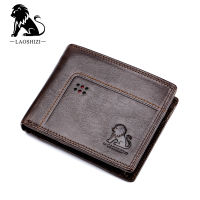 Quality Assurance Genuine Leather Mens Wallet Real Cowhide Purse For Male New Short Card Holder With Coin Pocket