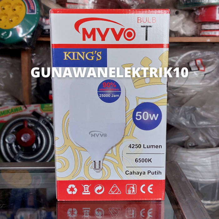 LAMPU LED MYVO KINGS 50 WATT, MYVO KINGS 50W, BERGARANSI 1 TAHUN ...