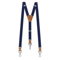 【YF】✣  Mens Suspenders New 3 Hooks Man Pants Mens Trouser Leather Fashion Adjustable Braces