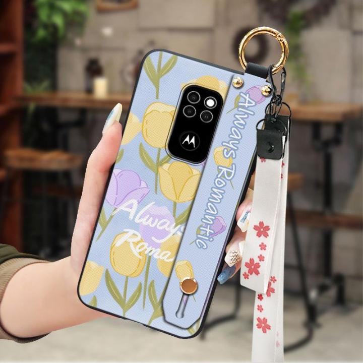 armor-case-soft-phone-case-for-moto-defy-2021-ring-cute-dirt-resistant-kickstand-lanyard-sunflower-original-durable