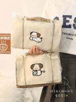 ?กระเป๋า Tas Kosmetik สำหรับลูกสุนัขแบบพกพาขนาดใหญ่จุได้เยอะถุงเก็บแปรงแต่งหน้าสำหรับผู้หญิงใส่ของเวลาเดินทางซักเสื้อผ้าได้2023ใหม่