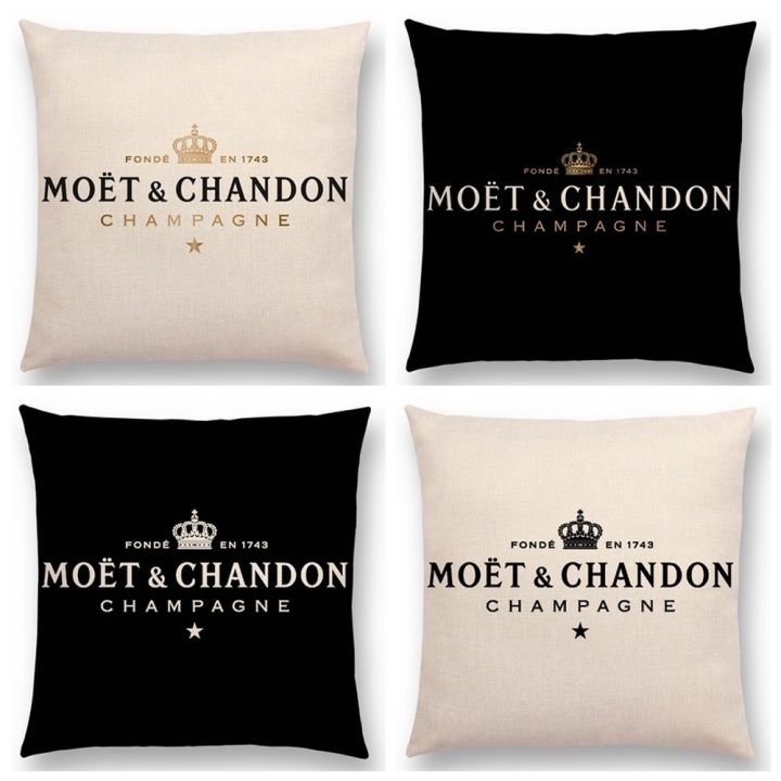 cloth-artist-blacklinen-cushion-coverdecoration-ปลอกหมอน-highprinted-bar-letters-hotelsofa-ปลอกหมอน