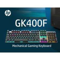 (GK400F) KEYBOARD (คีย์บอร์ดสาย) HP ไฟRGB เจาะทะลุตัวอักษร USB 2.0 สายยาว 1.6m (ประกัน 2 ปี) ของแท้