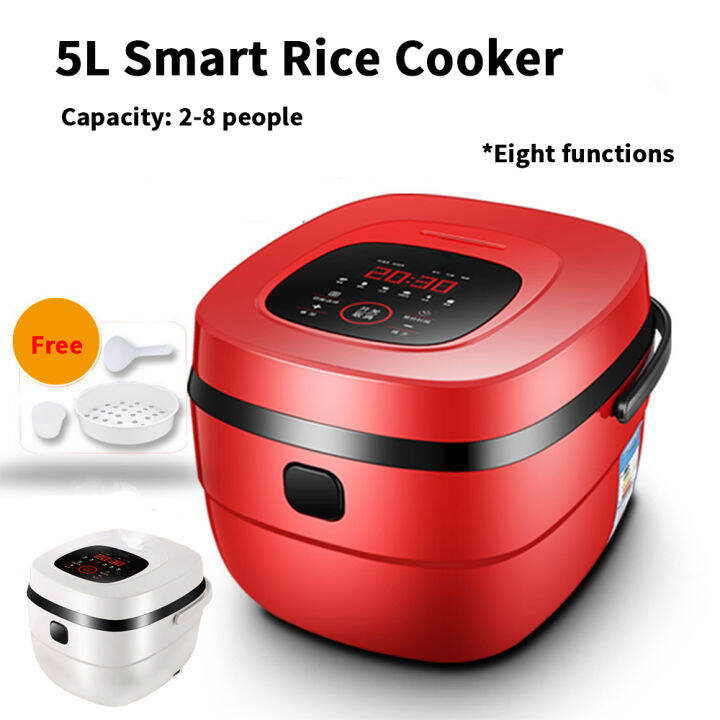 Rice Cooker 5L Family Multifunctional Red Rice Cooker 28 People Fully