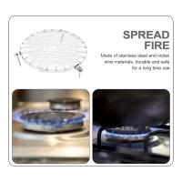 Metal Brackets Gas Stove Diffuser Stainless Steel Mesh Diffuser Plate Heat Spreader Induction Diffuser Replacement Spare Parts