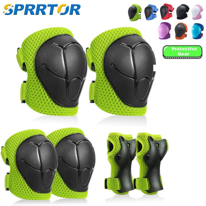  JBM Knee and Elbow Pads with Wrist Guards Elbow and Knee Pads  Adult Skateboard Pads Adult Elbow Knee Pads Youth Elbow Pad Teenager Skate  Pads for Cycling,Mountain Bike,Skateboard and Scooter 