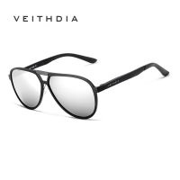 ~ VEITHDIA บุรุษแว่นตากันแดดอลูมิเนียมแมกนีเซียมแว่นตากันแดดแว่นตาโพลาไรซ์แว่นตาสำหรับผู้ชาย / หญิง V6850