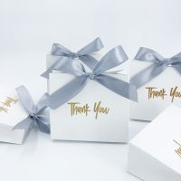 【hot】 Thank You Favor wedding candy box Baby Shower Paper Birthday Boxes Packing