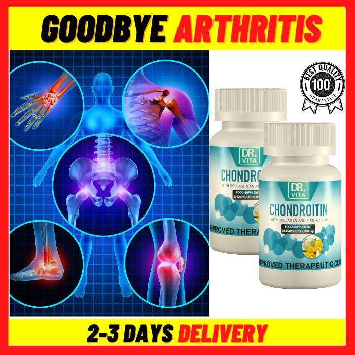 SAFE AND EFFECTIVE 500mg LZE 2 Dr. Vita Chondroitin with Collagen