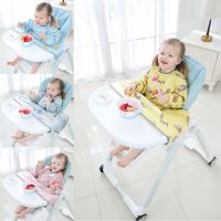 Newborn Long Sleeve Bib Coverall with Table Cloth Cover Baby Dining Chair Gown Waterproof Saliva Towel Burp Apron