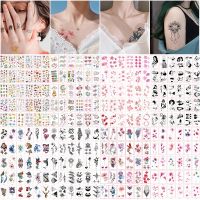 30pcs/set Tatuajes Temporales Sexy Fake Tattoo For Woman Hands Arm Body Waterproof Temporary Tattoos Tatouage Temporaire Femme Stickers