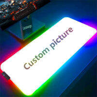 400X900 LED RGB Diy Custom โต๊ะ Protector Mats ตารางแล็ปท็อป Mausepad Mat แป้นพิมพ์คอมพิวเตอร์อุปกรณ์เสริม Anime Mouse Pad PC Gamer