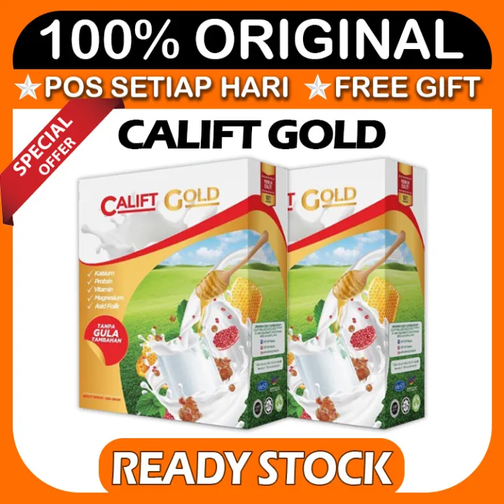 Calift Gold 1 Kotak Untuk Tulang Susu CALIFT GOLD ORIGINAL, SUSU SENDI ...