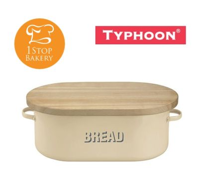 Typhoon 1400.611 Vintage Kitchen Cream Bread Bin / กล่องใส่ขนมปัง