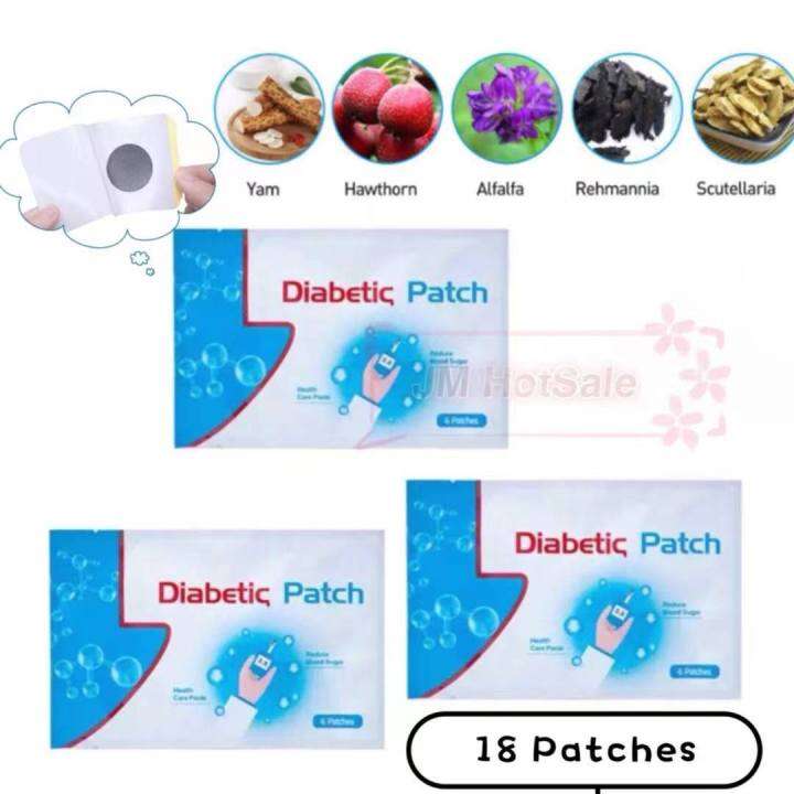 18 Patches Original Diabetes Plasters Natural Herbs Diabetic Plaster