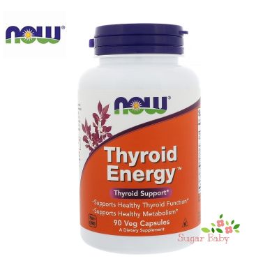 Now Foods Thyroid Energy 90 Veg Capsules ช่วยบำรุงต่อมไทรอยด์ 90 เวจจี้แคปซูล