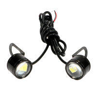 2 Pcs LED Motorcycle Headlight Spotlight Driving Daytime Running Light Lamp