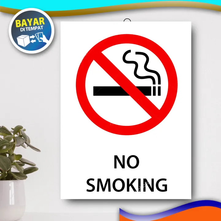 HIASAN DINDING TEMA NO SMOKING DILARANG MEROKOK / POSTER DILARANG ...