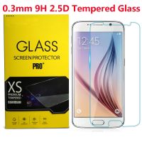 [Electronic film] 9H 2.5D กระจกนิรภัยหน้าจอป้องกันฟิล์มสำหรับ Samsung Galaxy S3 S4 S5 S6 S7 A3 A5 A7 A8 J1 J5 J7หมายเหตุ2 3 4 5 E7