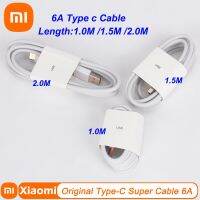 6A สายเคเบิล66W USB C เร็วสุดสายเคเบิลสำหรับ Xiaomi Mate 40 50ที่ชาร์จไฟรวดเร็ว USB USB Type C สายชาร์จแบตเตอรี่สายเคเบิลสำหรับ Xiaomi 11 10 Pro USB-C