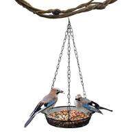 Outdoor Tree Bird Feeder Outdoor Hanging ถาดใส่อาหารฮัมมิ่งเบิร์ดกลางแจ้งสำหรับงานหนัก Outdoor Courtyard หรือ Courtyard อุปกรณ์ให้อาหารนก